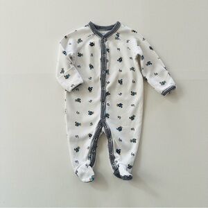 Ralph Lauren 3 Months Baby Boy Polo Bear Footie One Piece